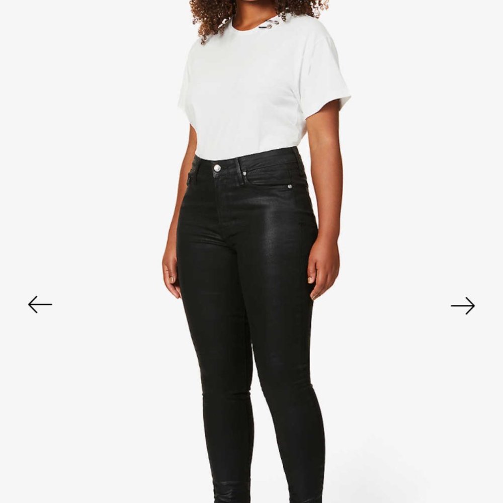 Good American Good Legs Coated Jeans